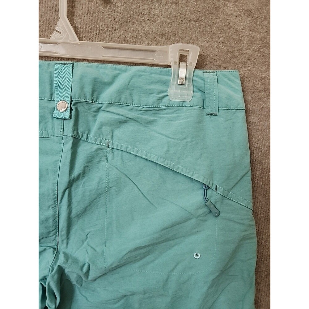 Gander Mountain Riley Shorts Womens 10 Aqua Sea Cargo Pockets Lightweight NEW - Picture 7 of 9